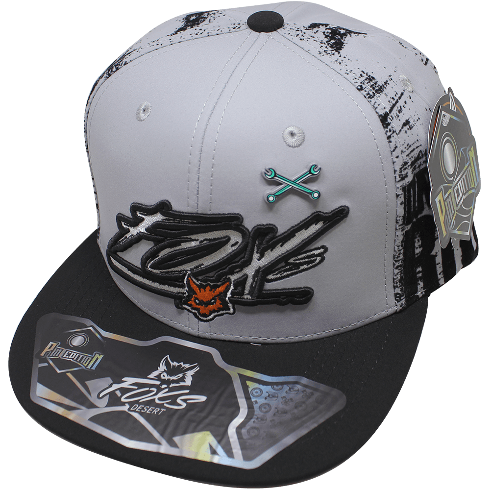 Foto 2 pulgar | Gorra Fox´s Desert Pin Metal 914 Color Gris/ Negro