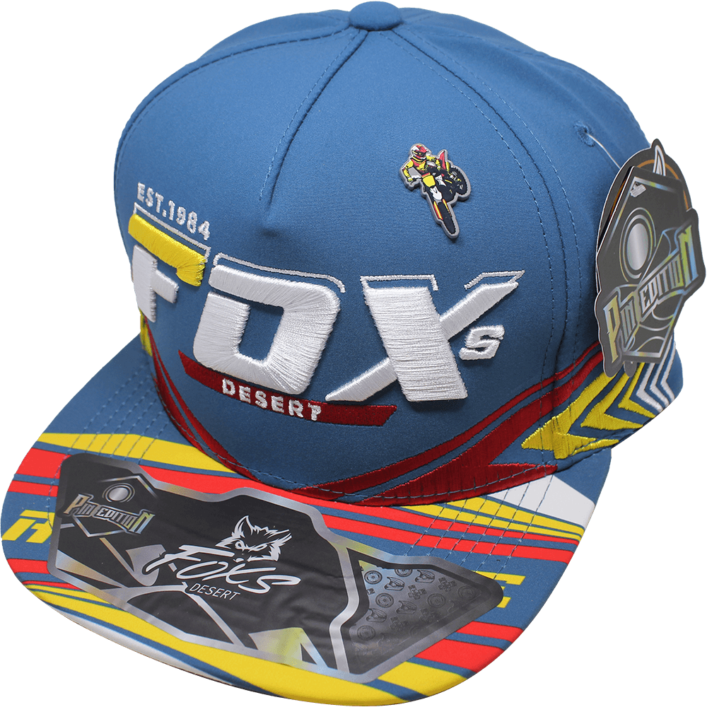 Foto 2 pulgar | Gorra Fox´s Desert Pin Metal 911 Color Azul