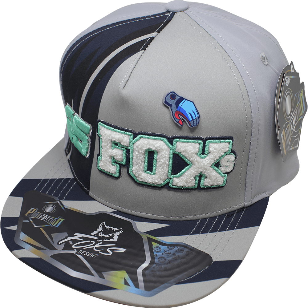 Foto 2 pulgar | Gorra Fox´s Desert Pin Metal 908 Color Gris