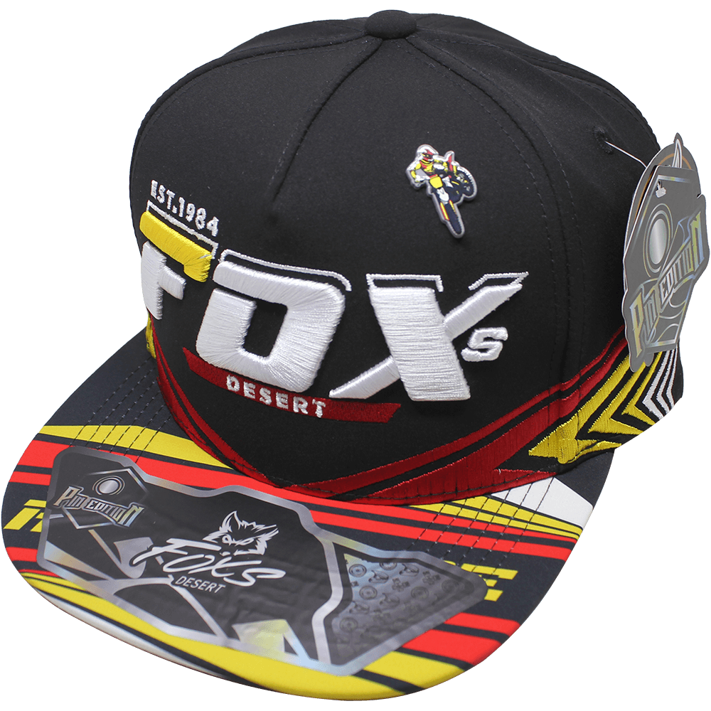 Foto 2 pulgar | Gorra Fox´s Desert Pin Metal 911 Color Negro