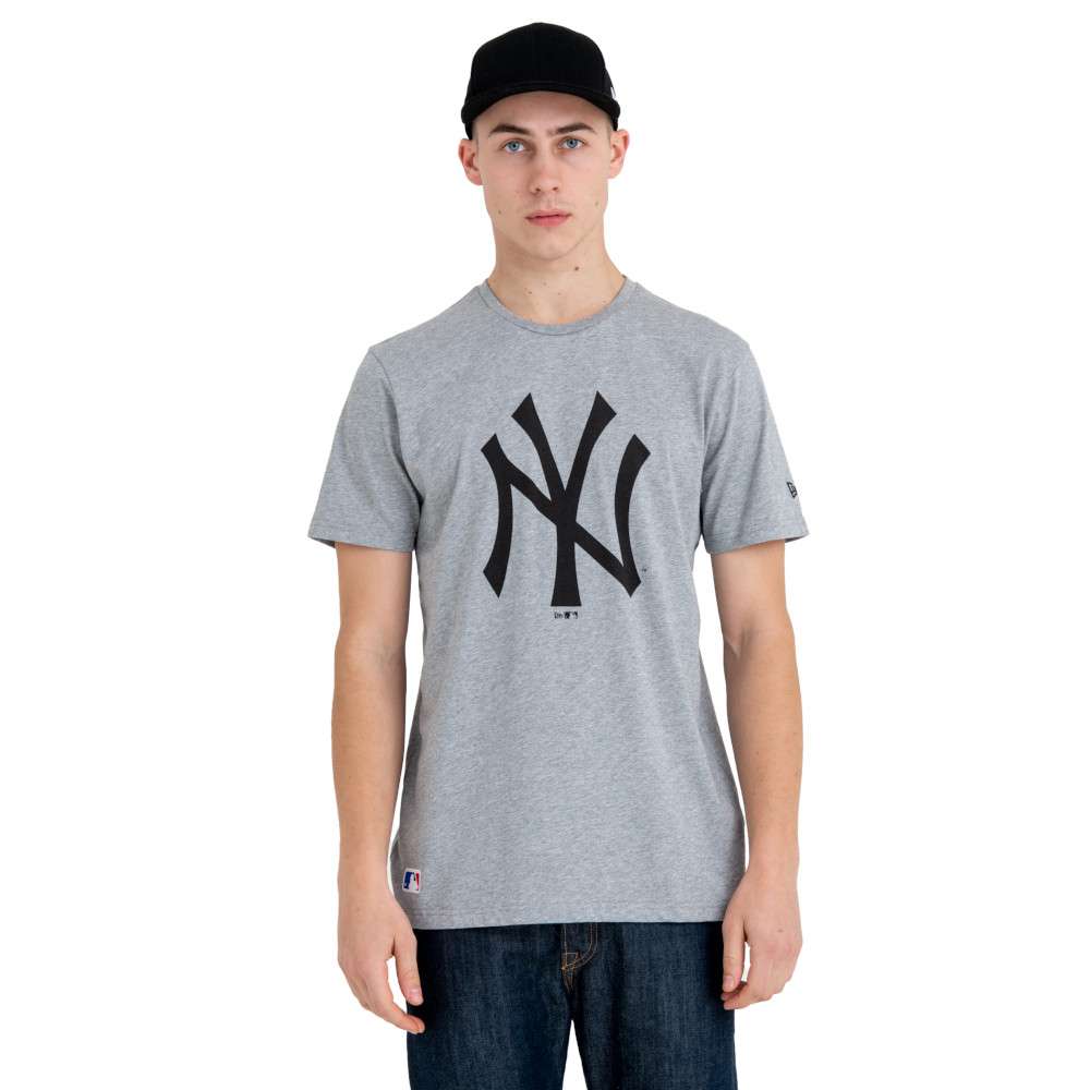 Foto 2 pulgar | New Era Playera New York Yankees Basic Mlb Para Hombre Color Gris