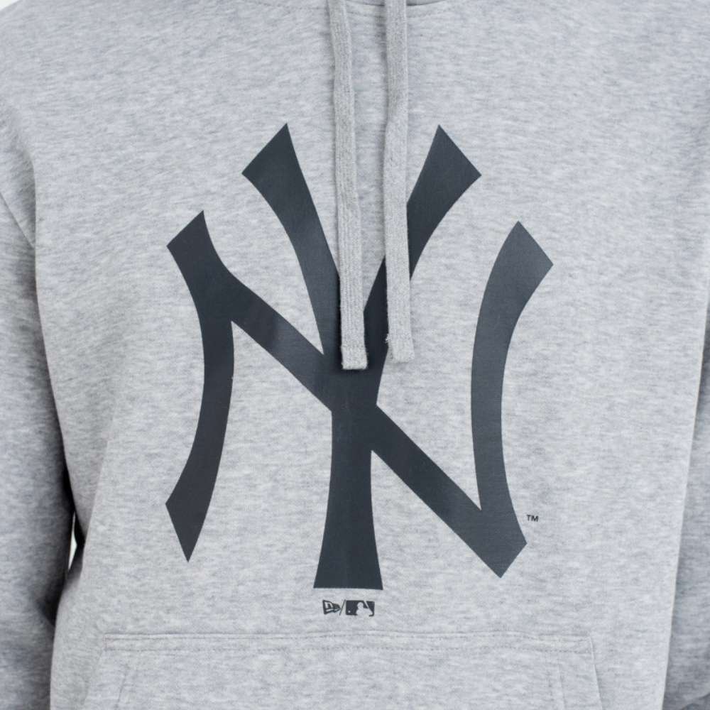 Foto 3 pulgar | New Era Sudadera New York Yankees Hoody Basic Mlb Para Hombre Color Gris