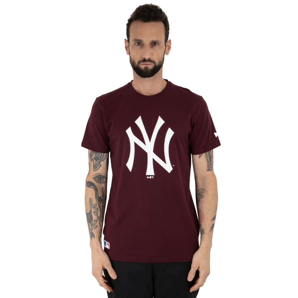 Foto 2 pulgar | New Era Playera New York Yankees Basic Mlb Para Hombre Color Púrpura