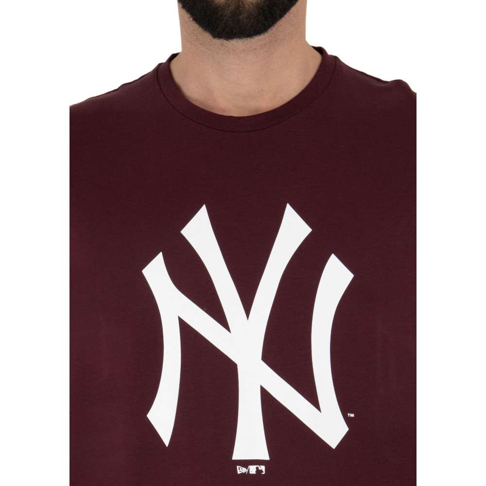 Foto 3 pulgar | New Era Playera New York Yankees Basic Mlb Para Hombre Color Púrpura