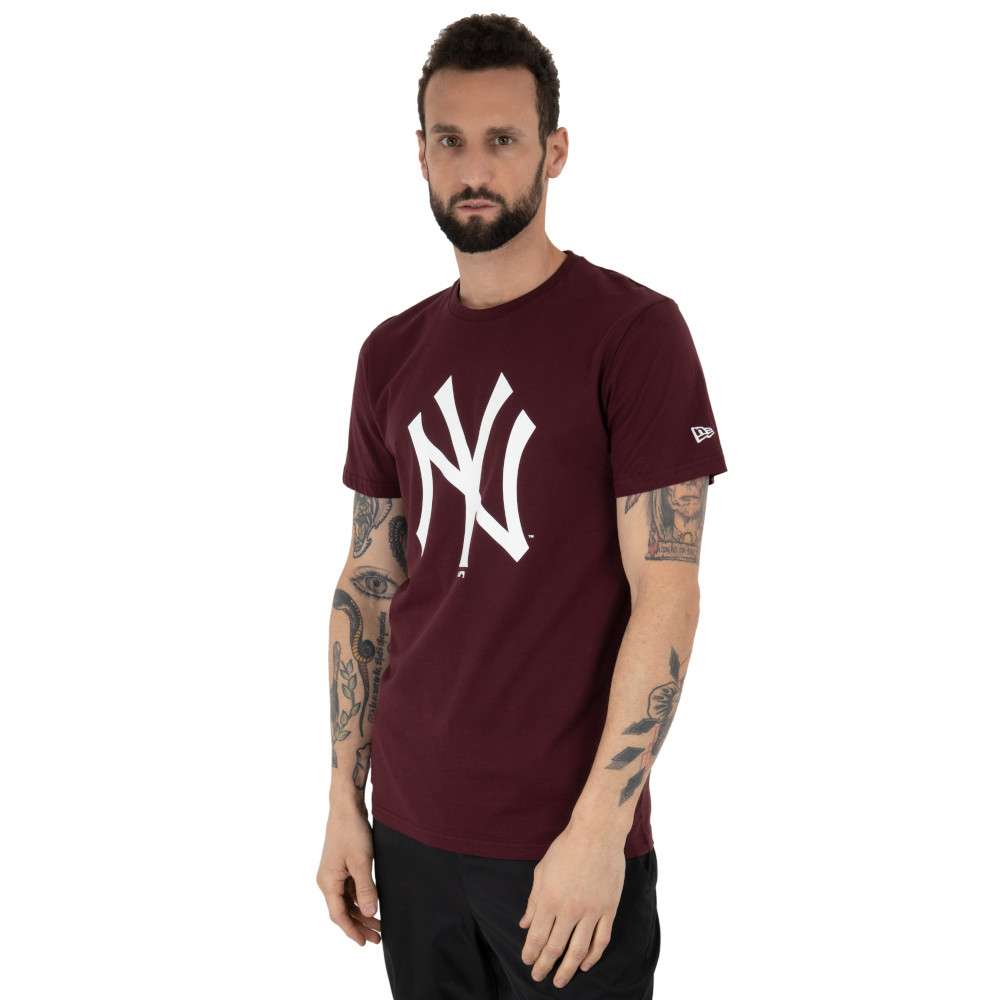 Foto 6 pulgar | New Era Playera New York Yankees Basic Mlb Para Hombre Color Púrpura
