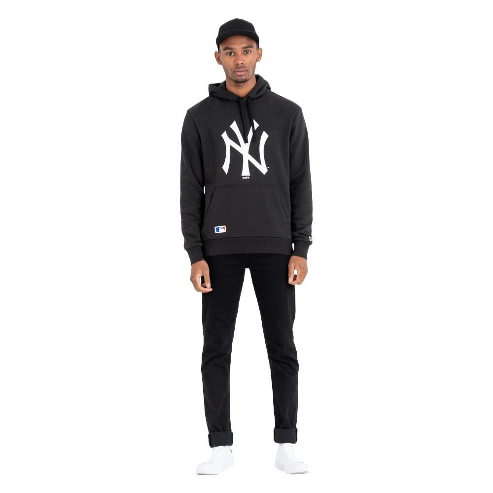 Foto 7 pulgar | New Era Sudadera New York Yankees Hoody Basic Mlb Para Hombre Color Negro