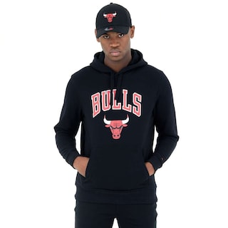 Foto 1 | New Era Sudadera Chicago Bulls Hoody Basic Nba Para Hombre Color Negro