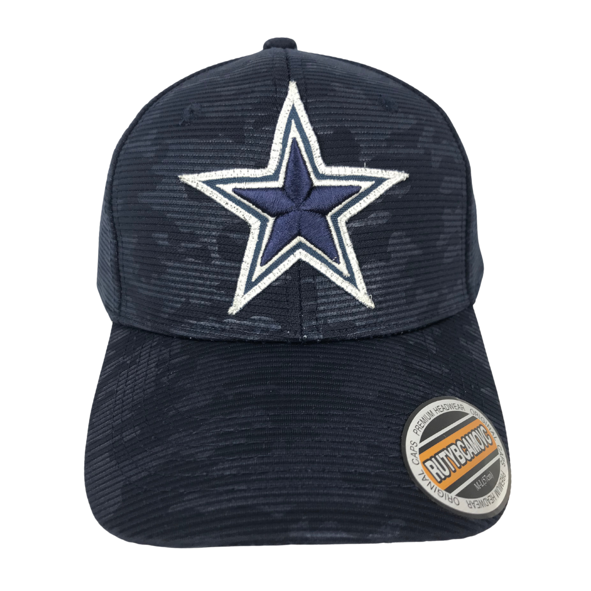 Gorra De Fútbol Americano Bordada Económica  Azul Dallas Cowboys