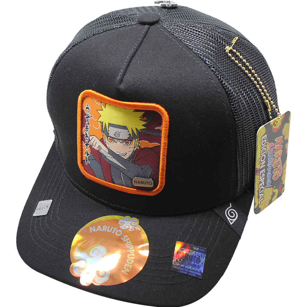 Foto 2 pulgar | Gorra Trucker Naruto Shippuden_62 57 Cm Color Negro