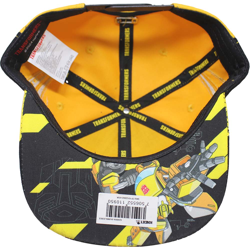 Foto 4 pulgar | Gorra Transformers Bumblebee 57 cm Negra