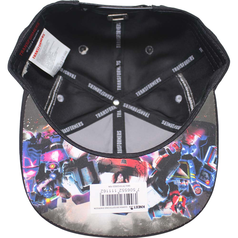 Foto 4 pulgar | Gorra Transformers Energon_10b 57cm Color Negro/ Morado