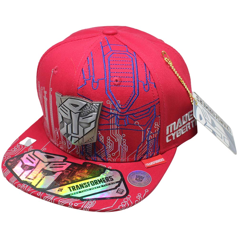 Foto 2 pulgar | Gorra Transformers  Cyberton_06a 57cm Color Rojo