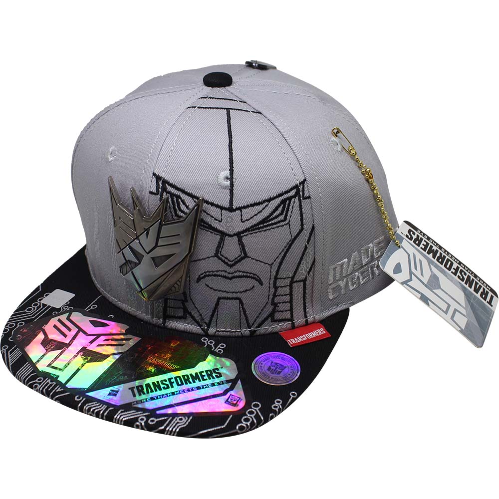 Foto 2 pulgar | Gorra Transformers Cyberton_07b 57cm Color Gris/ Negro