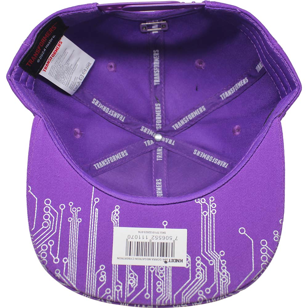 Foto 4 pulgar | Gorra Transformers Cyberton_07b 57cm Color Gris/ Negro