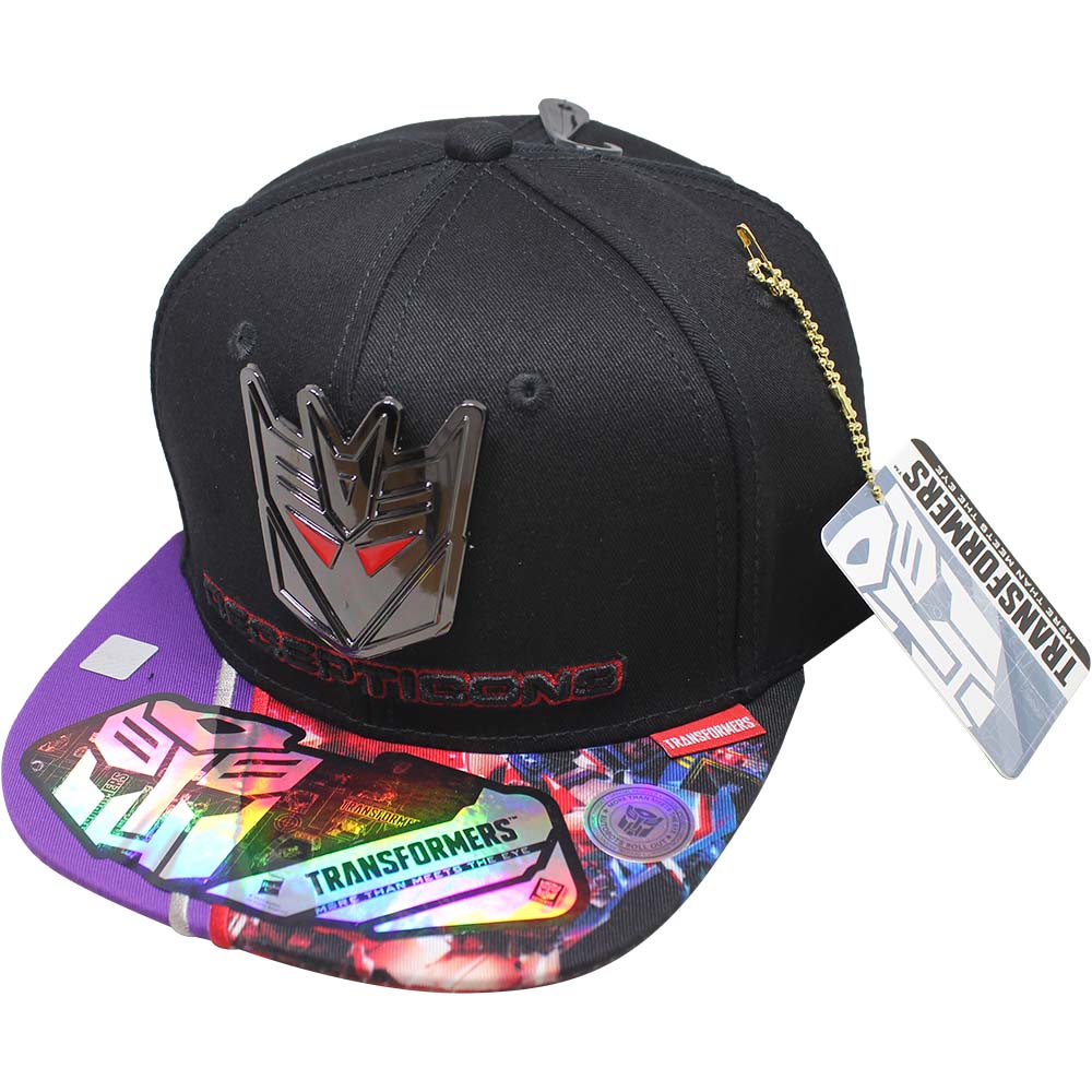 Foto 2 pulgar | Gorra Transformers Decepticons_08c 57cm Color Negro/ Morado