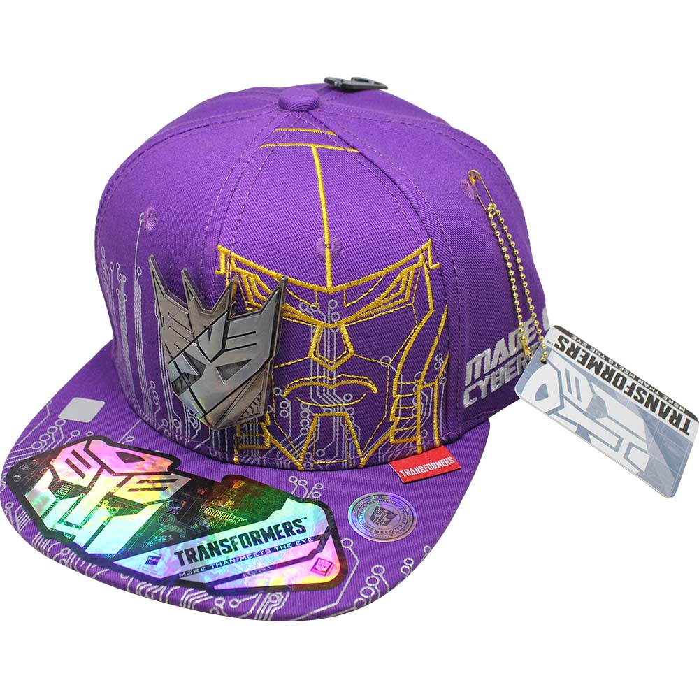 Foto 2 pulgar | Gorra Transformers  Cyberton_07a 57cm Color Morado