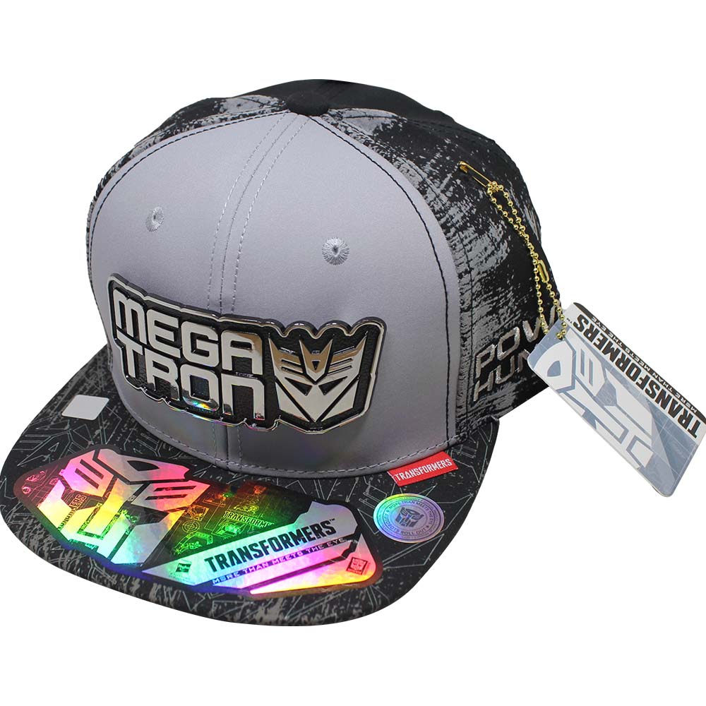 Foto 2 pulgar | Gorra Transformers  Megatron_11a 57cm Color Negro/ Gris/ Negro