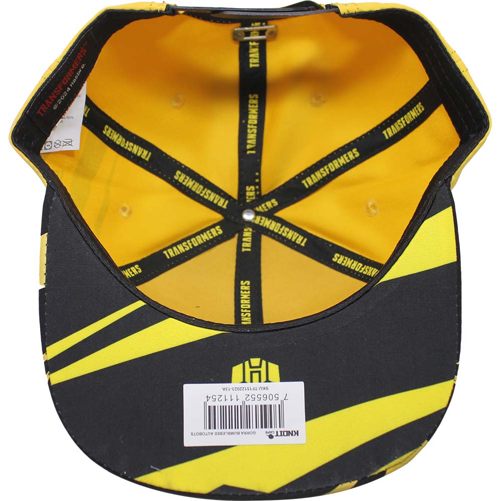 Foto 4 pulgar | Gorra Transformers Autobots_13c 57cm Color Negro/ Amarillo