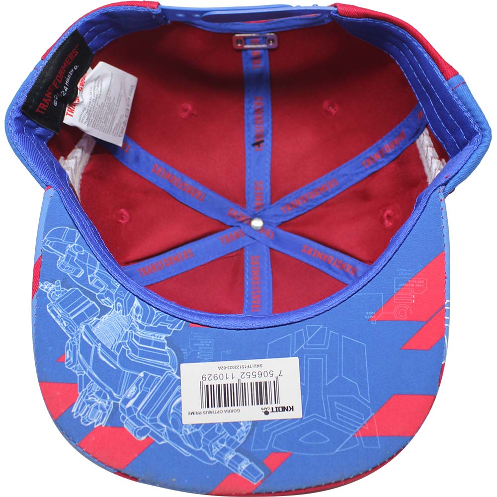 Foto 4 pulgar | Gorra Transformers Optimus Prime_02b 57cm Color Negro