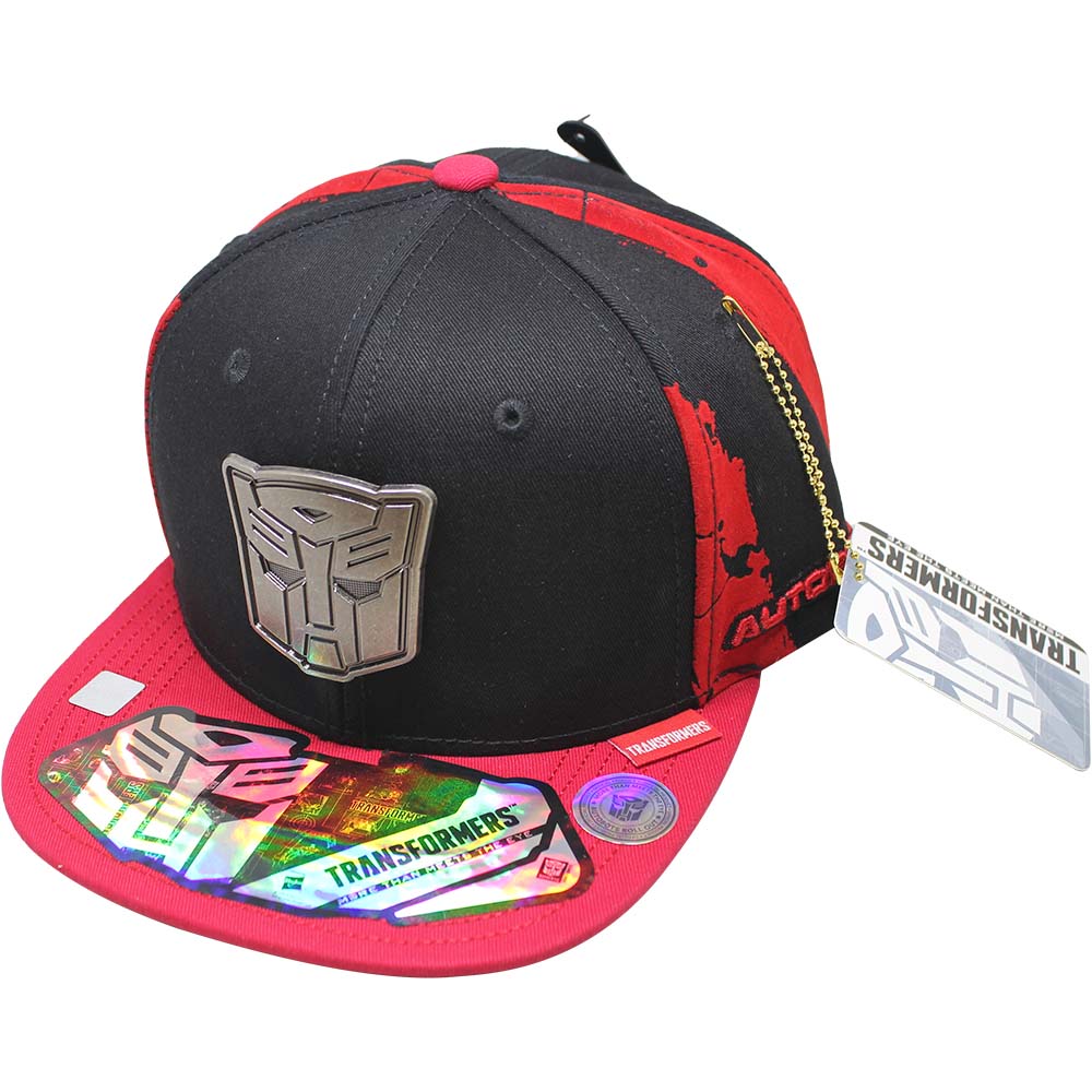 Foto 2 pulgar | Gorra Transformers Autobots_01a 57cm Color Negro/ Rojo