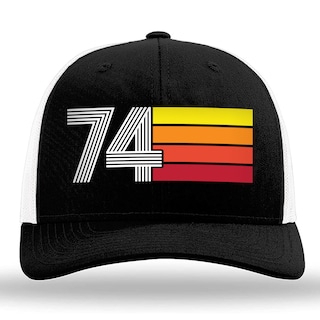 Foto 1 | Sombrero Trucker Neweeven, 50 Cumpleaños, 1974, Diseño Retro - Venta Internacional.