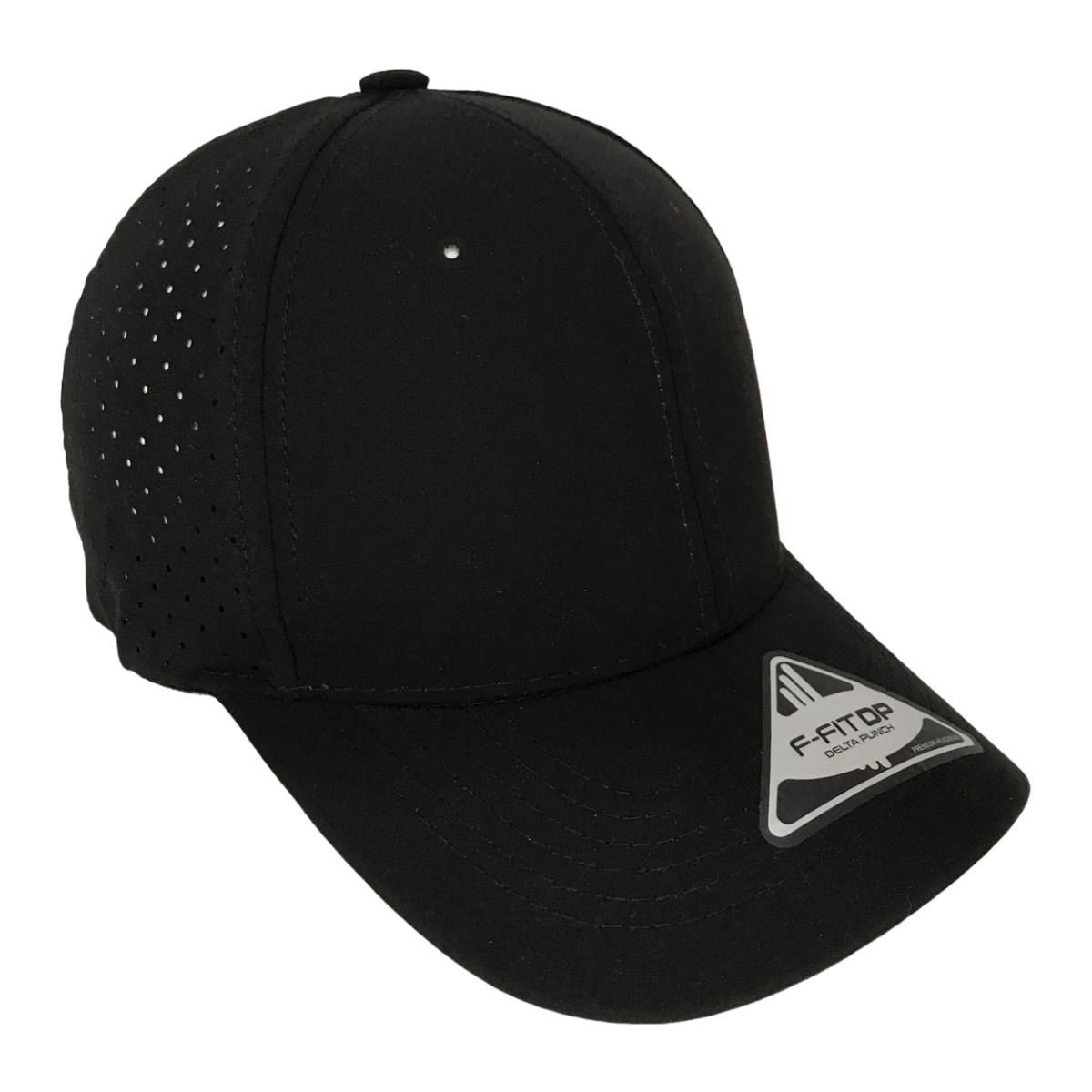 Foto 4 pulgar | Gorra F-fit Delta Cerrada Punch Para Bordar Color Negro