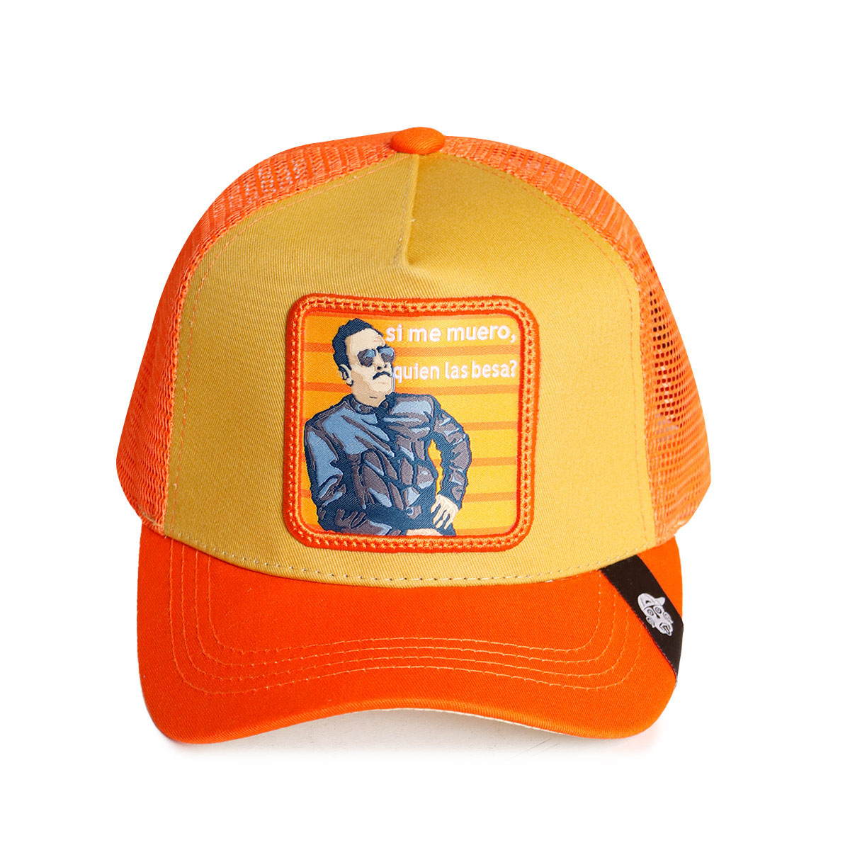 Gorra Curva Con Malla Original Pook Si Me Muero