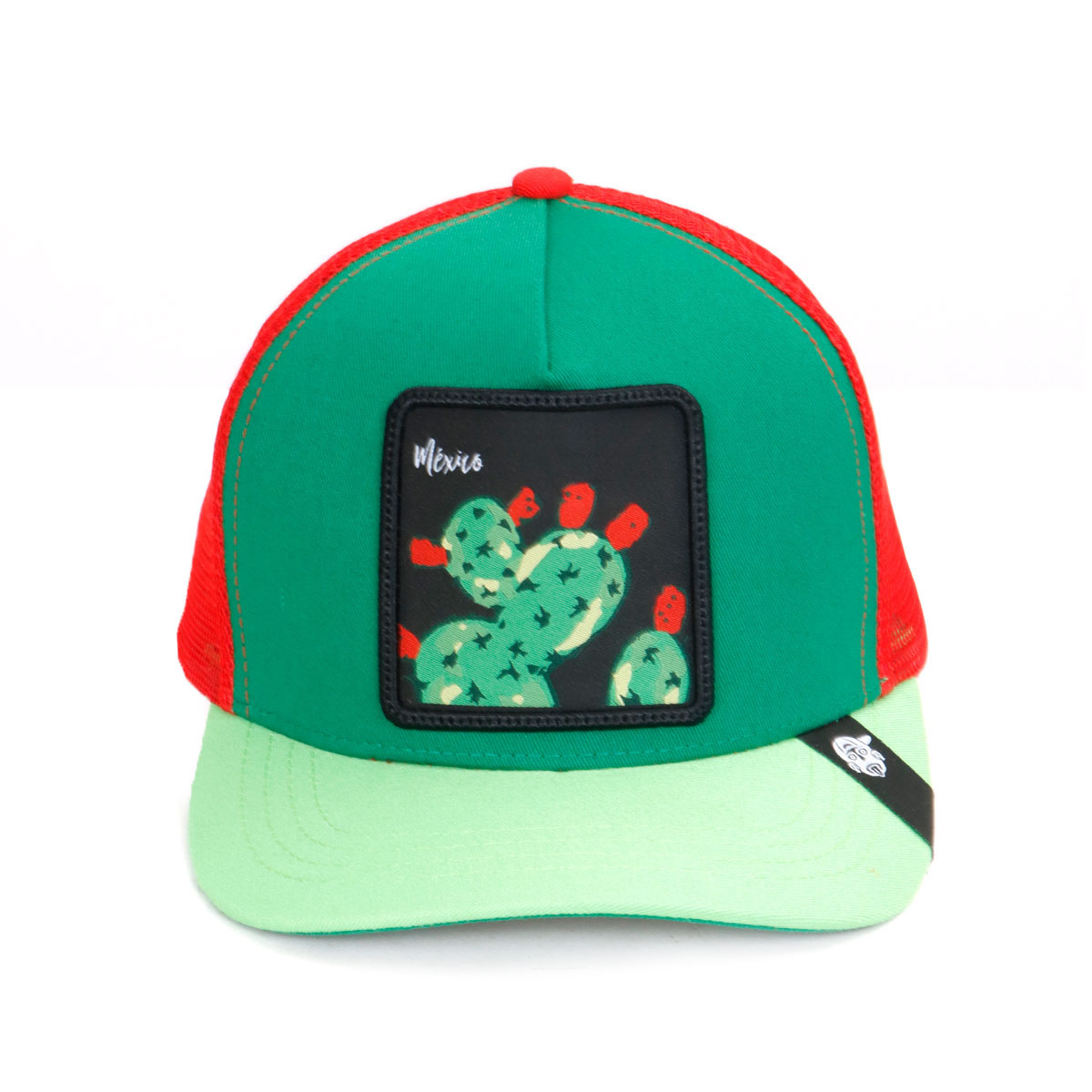 Gorra Curva Con Malla Original Pook Nopal