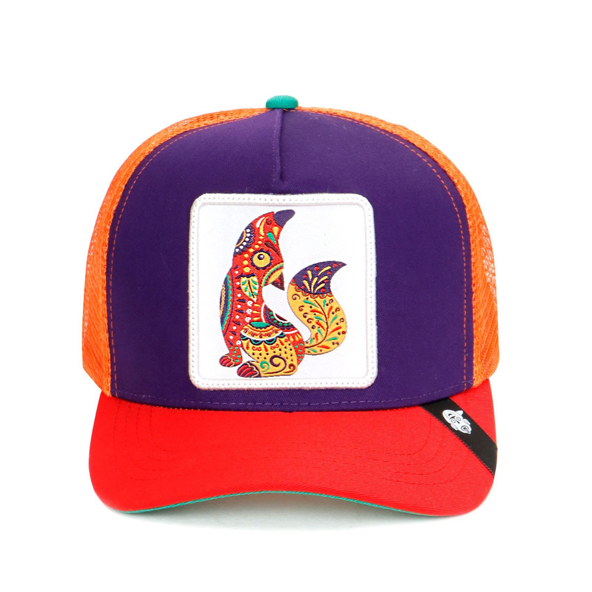 Gorra Curva Con Malla Original Pook Alebrije Zorro