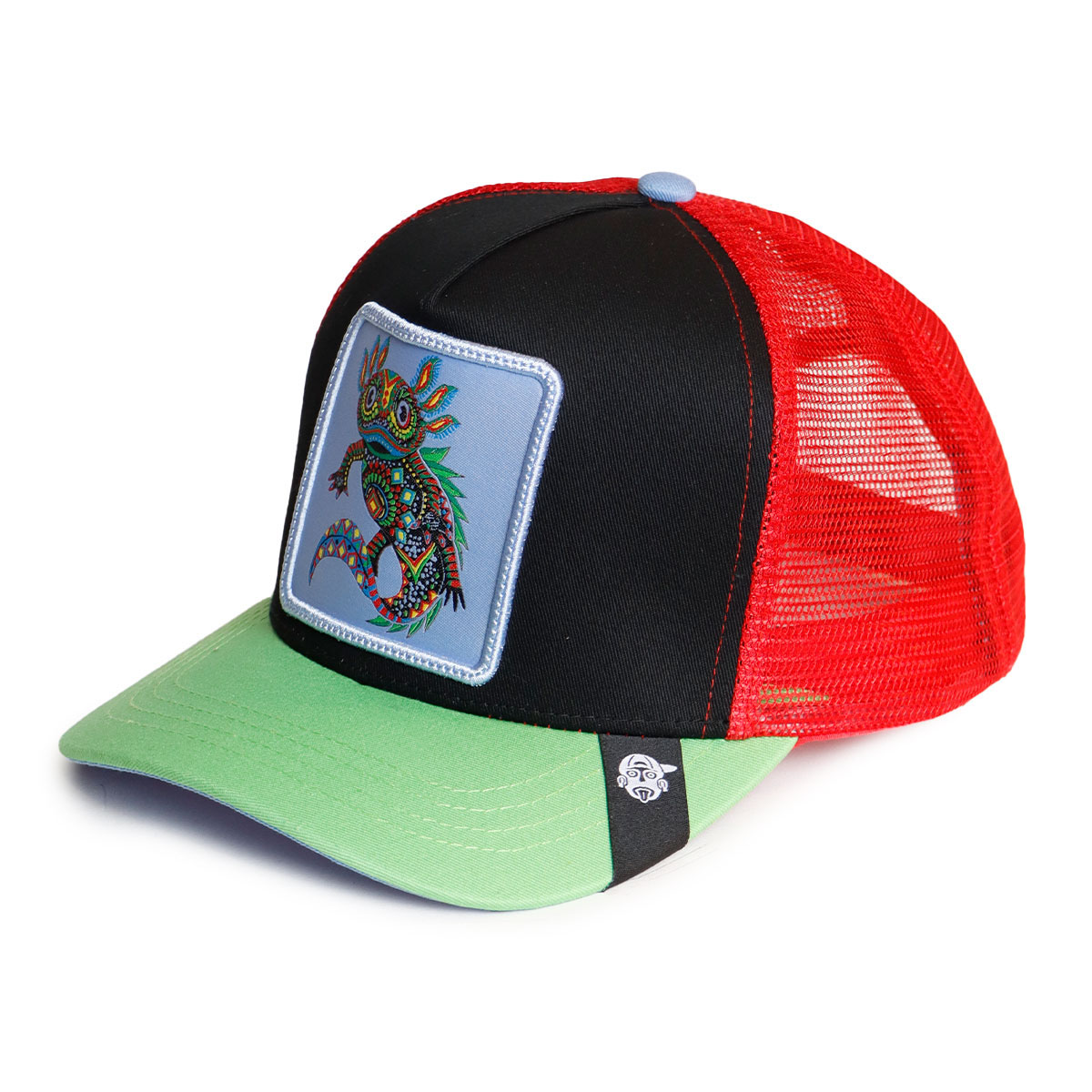 Foto 3 pulgar | Gorra Curva Con Malla Original Pook Alebrije Ajolote