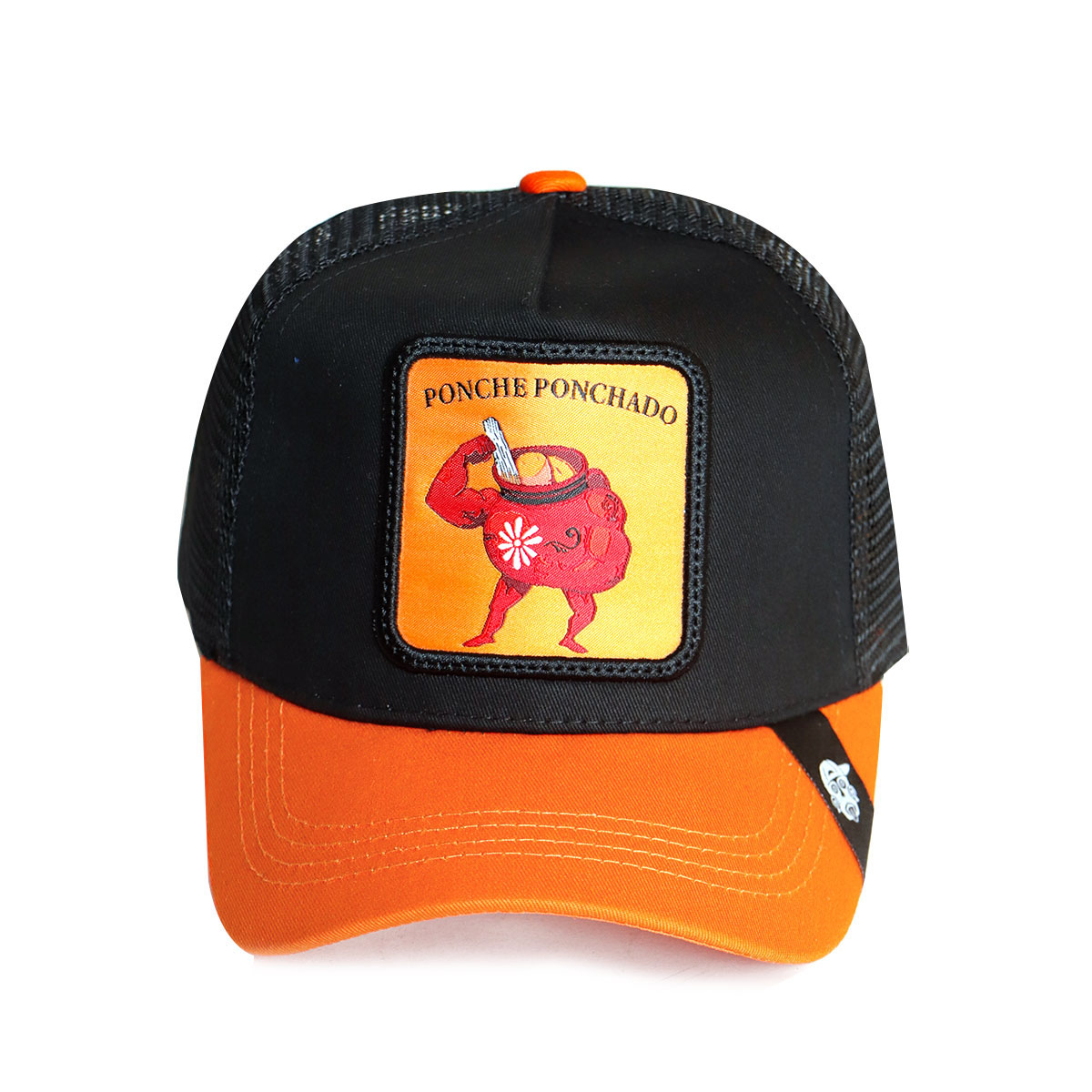 Foto 2 pulgar | Gorra Curva Con Malla Original Pook Ponche Ponchado