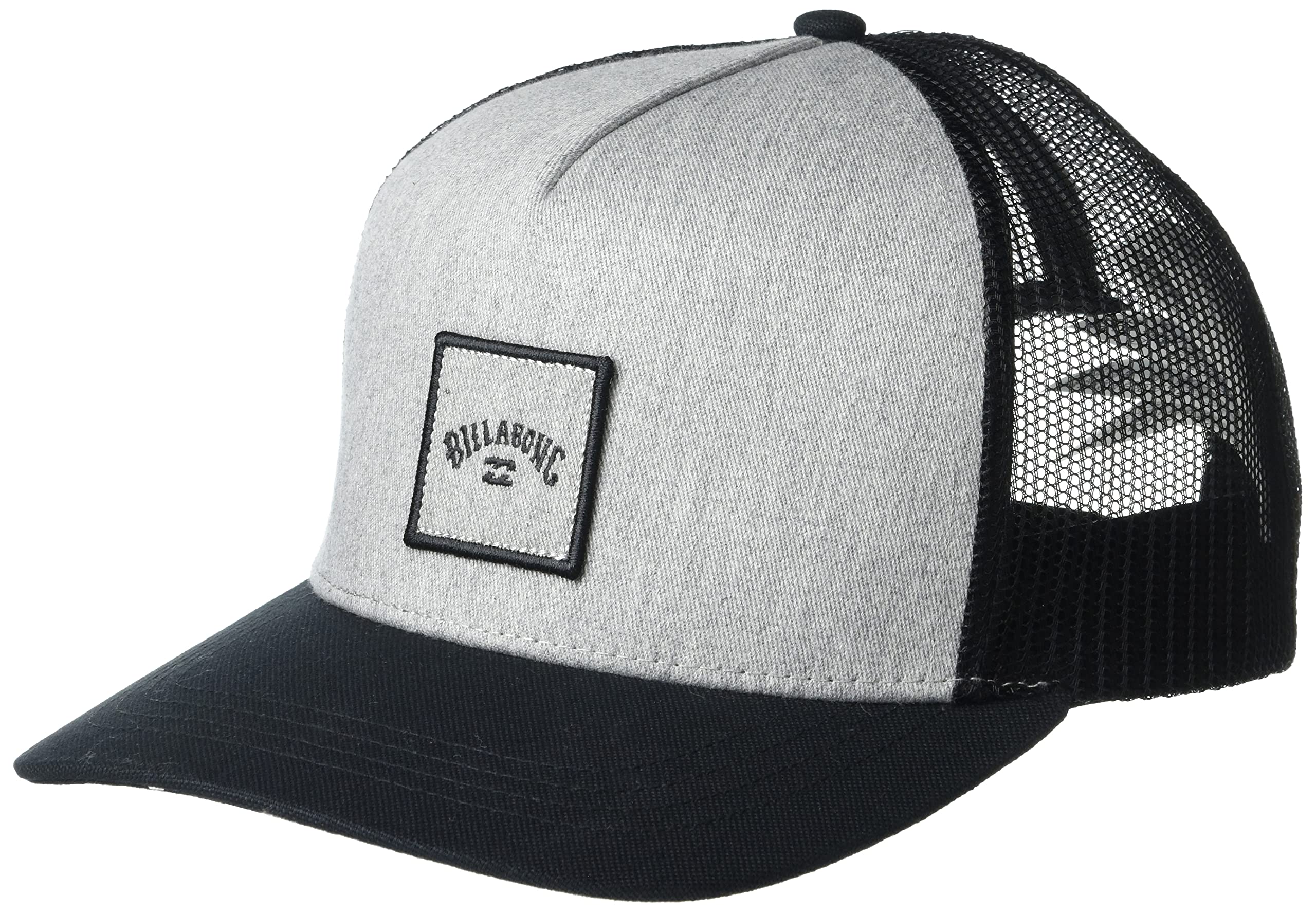 Foto 2 pulgar | Gorra De Camionero Billabong Apilada Para Hombre, Color Gris Jaspeado - Venta Internacional.