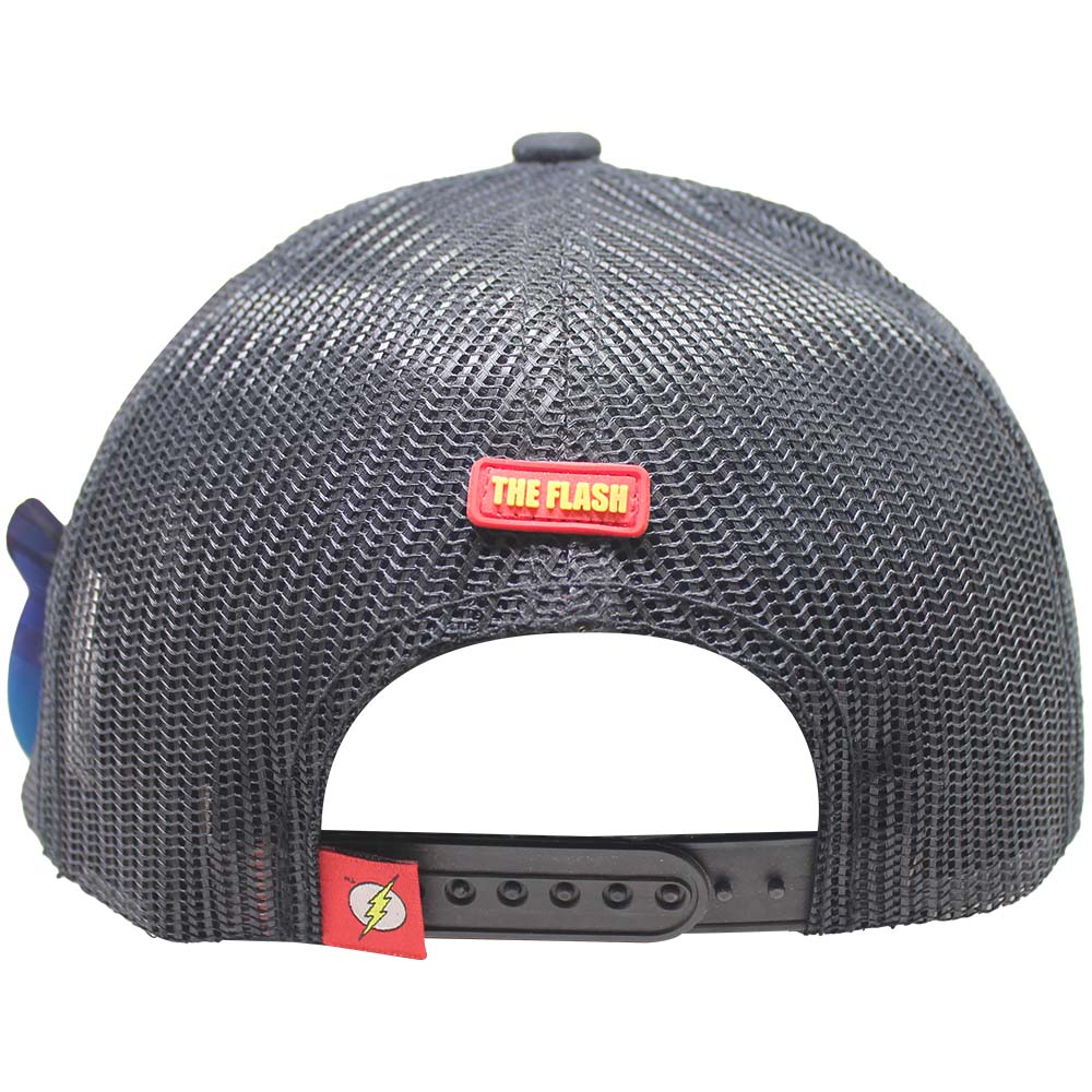 Foto 3 pulgar | Gorra Trucker Flash_10b Color Negro/ Rojo
