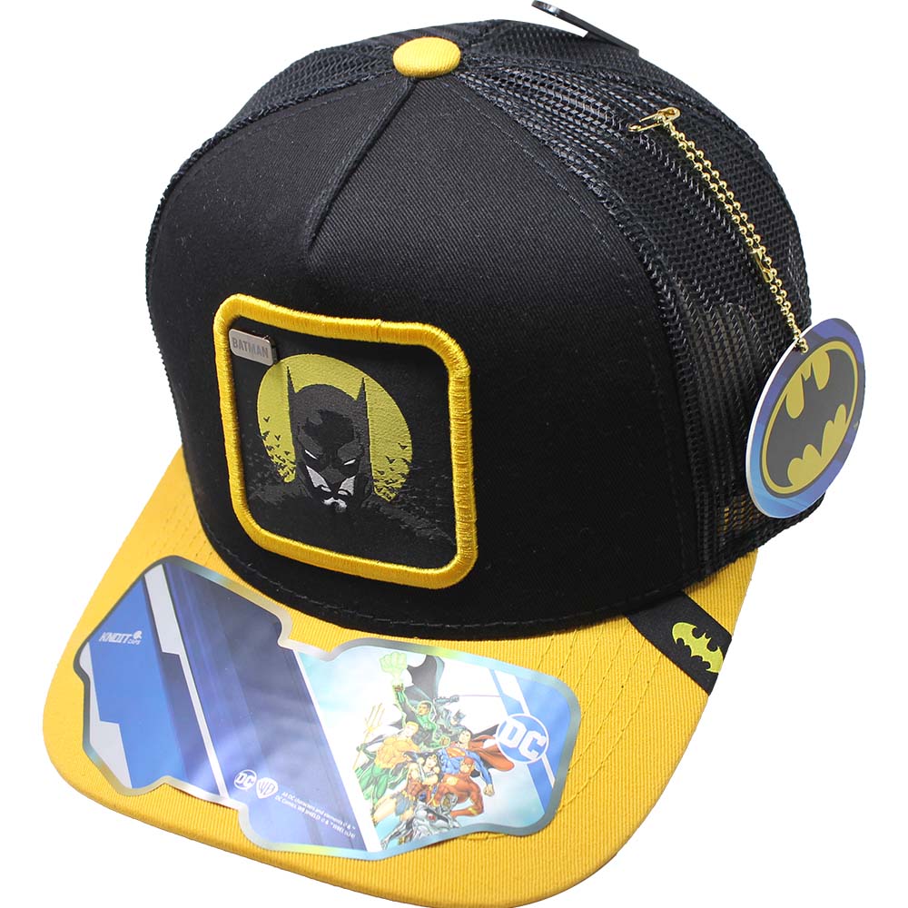 Foto 2 pulgar | Gorra Trucker Batman Amarillo