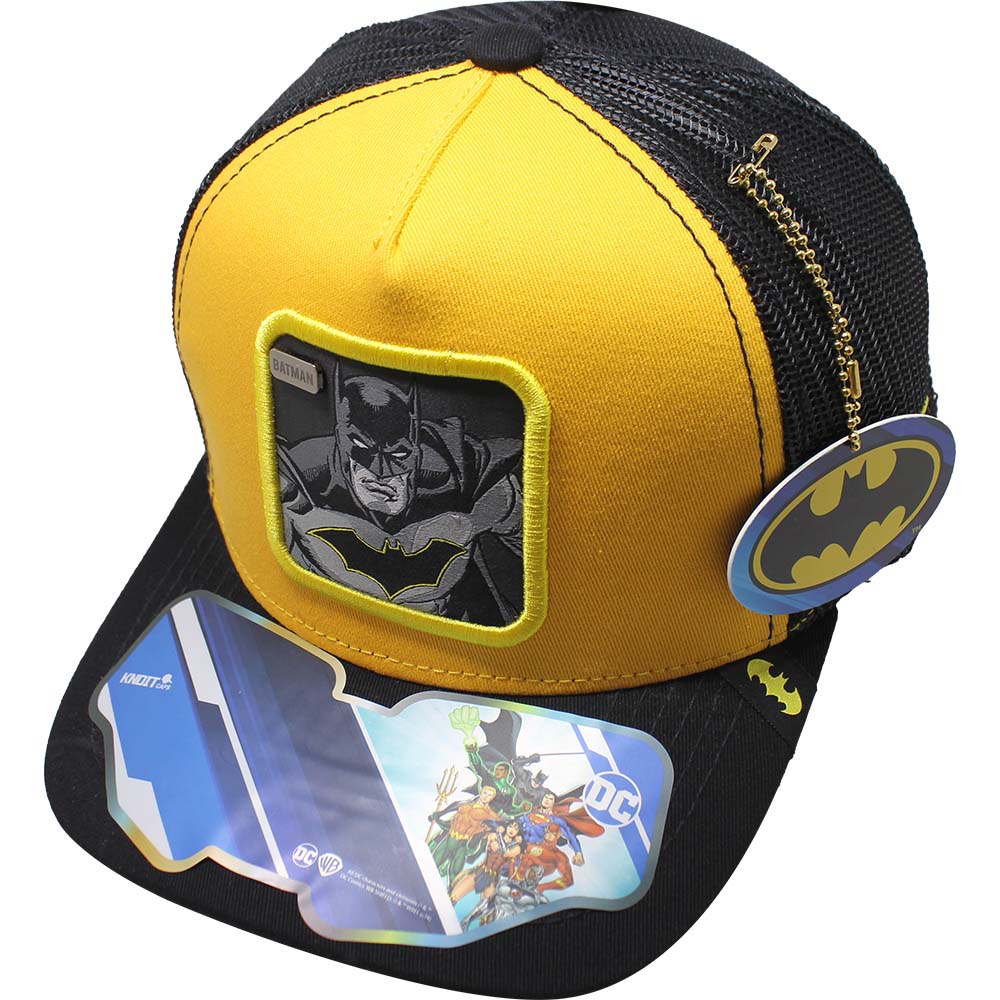 Foto 2 pulgar | Gorra Trucker Batman_04a Color Amarillo