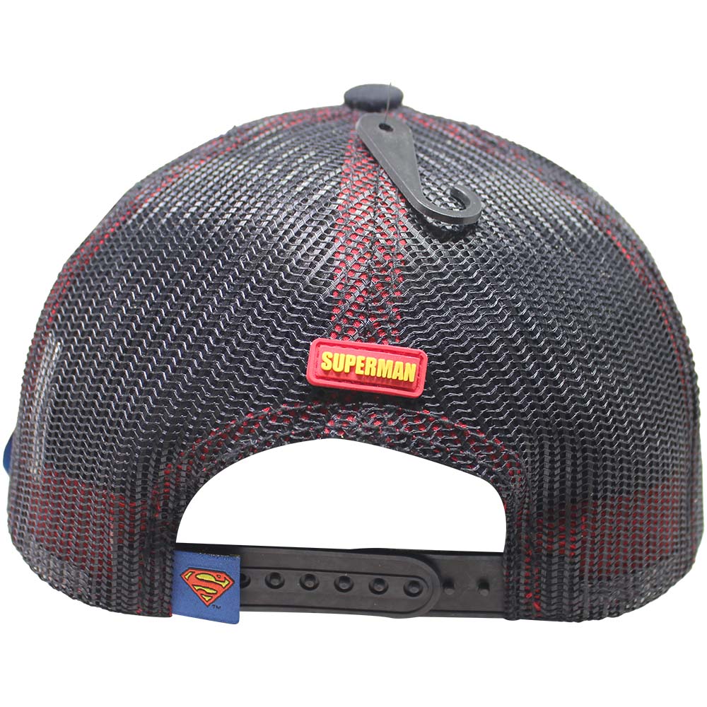 Foto 3 pulgar | Gorra Trucker Superman_06b Color Rojo/ Azul Rey