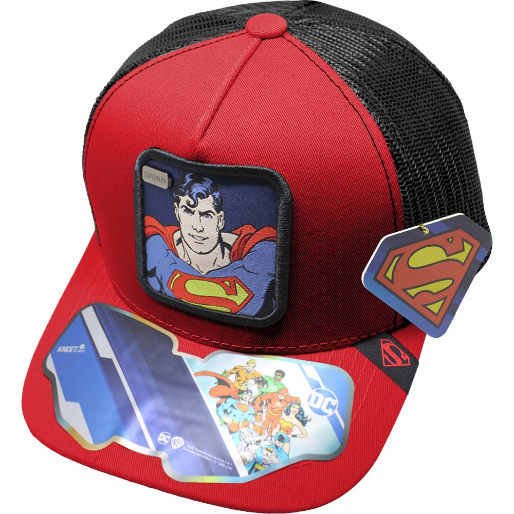 Foto 2 pulgar | Gorra Trucker Superman_08c Color Rojo