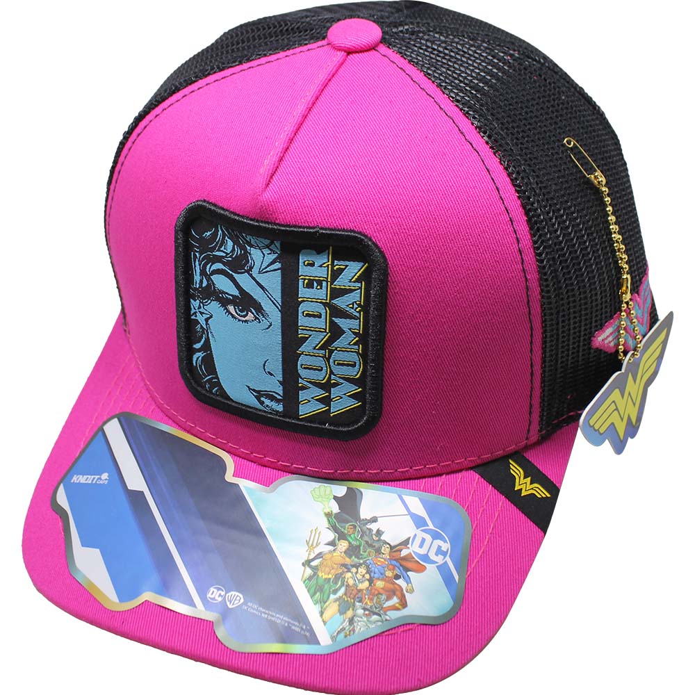 Foto 2 pulgar | Gorra Trucker Wonder Woman_15b Color Rosa