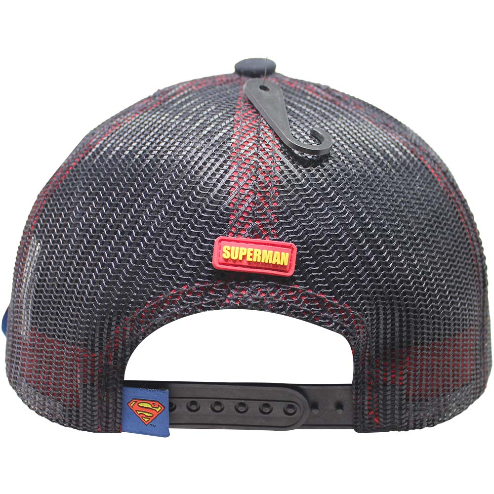 Foto 3 pulgar | Gorra Trucker Superman_07b Color Negro