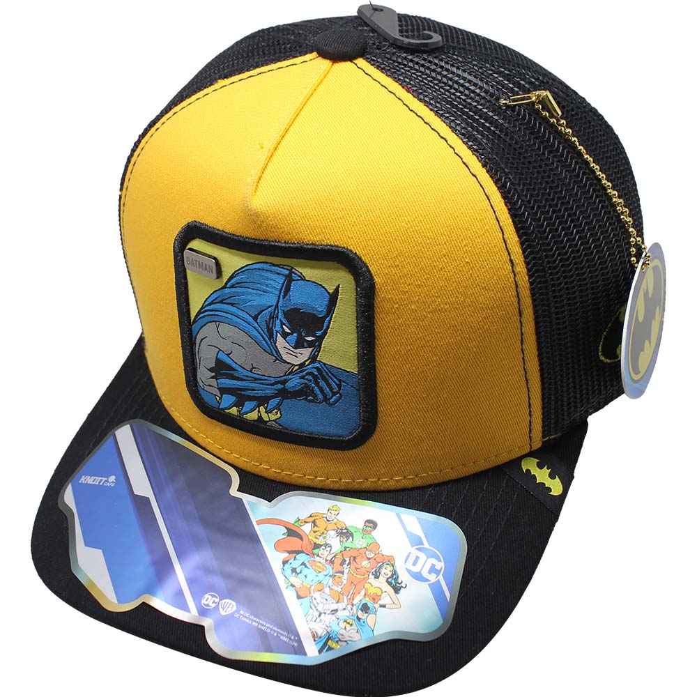 Foto 2 pulgar | Gorra Trucker Batman_03a Color Amarillo