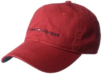Foto 1 | Gorra De Béisbol Con El Logotipo De Tommy Hilfiger Para Hombre Tommy Red - Venta Internacional.