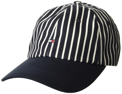 Foto 1 | Gorra De Béisbol Tommy Hilfiger De Algodón Con Logotipo Para Hombre Hilfiger Navy - Venta Internacional.