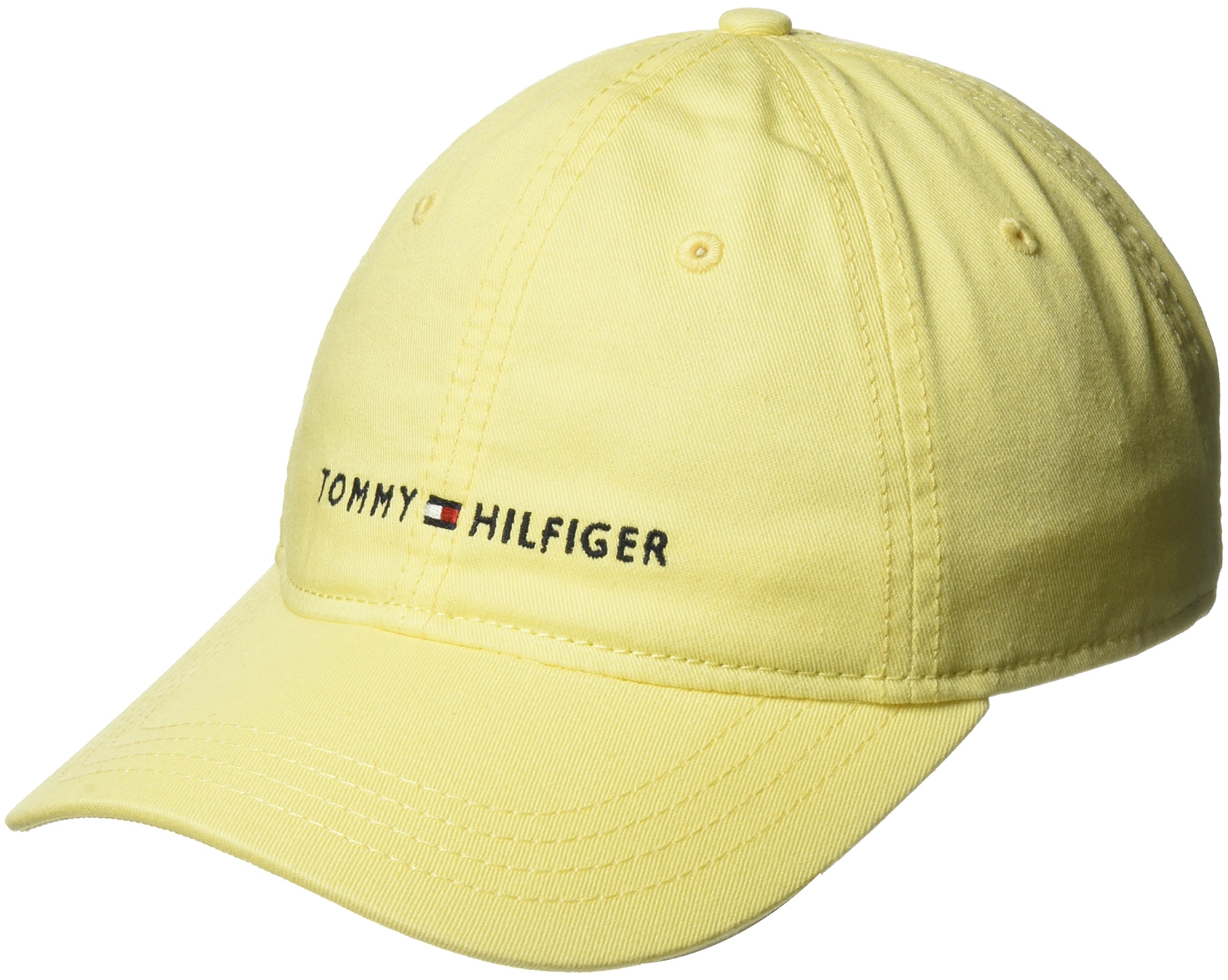 Foto 2 pulgar | Gorra Tommy Hilfiger Dad Hat Con El Logotipo De Hilfiger Para Hombre Limelight - Venta Internacional.