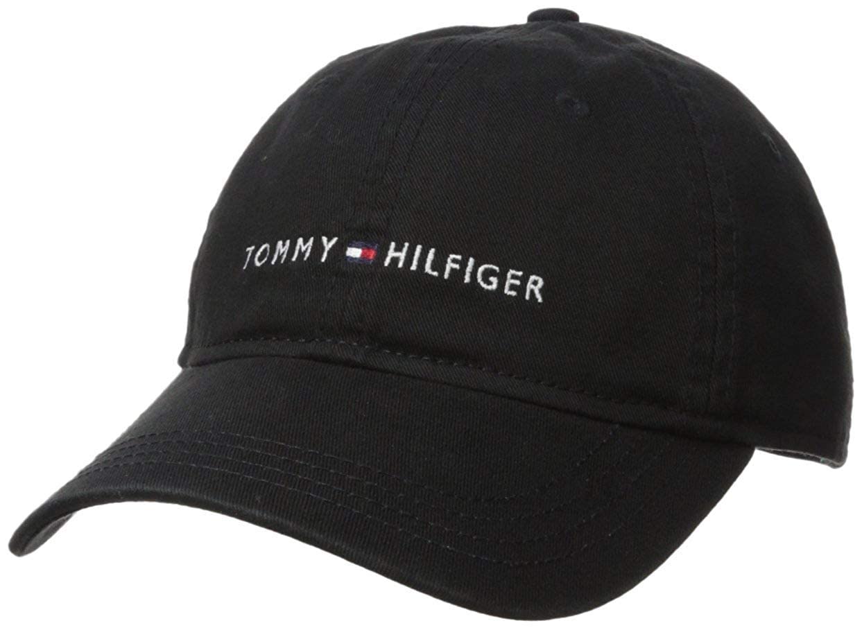 Foto 2 pulgar | Gorra De Béisbol Con El Logotipo De Tommy Hilfiger Para Hombre Tommy Black - Venta Internacional.