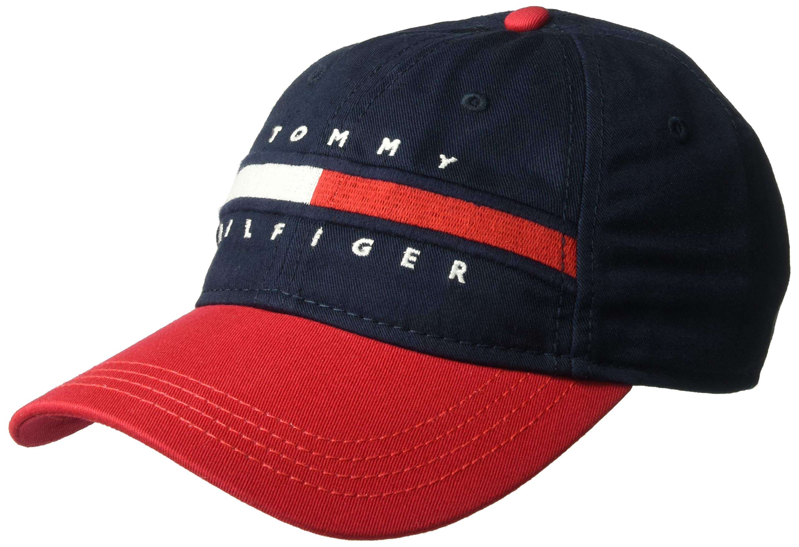 Foto 2 pulgar | Gorra Tommy Hilfiger Avery Para Hombre Navy Blazer/racing Red - Venta Internacional.