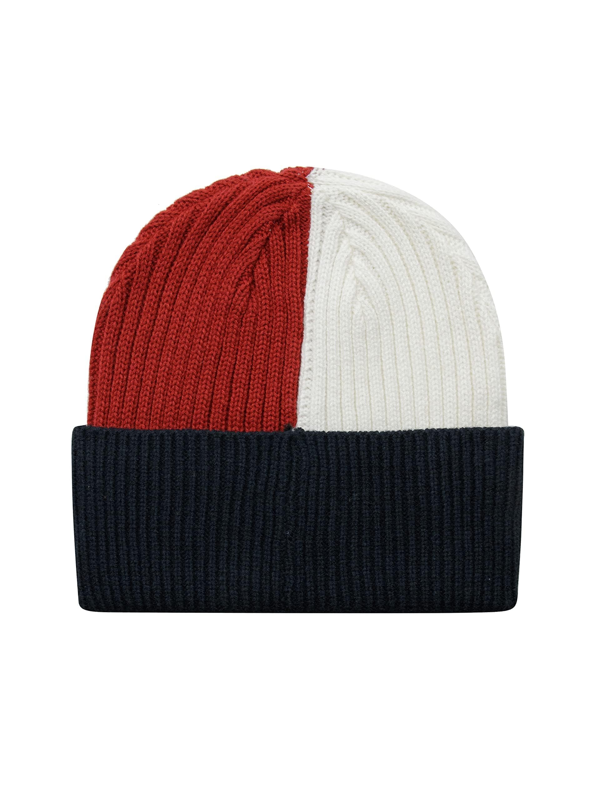 Foto 2 | Gorro Tommy Hilfiger A Rayas Acanalado Para Hombre, Color Blanco - Venta Internacional.