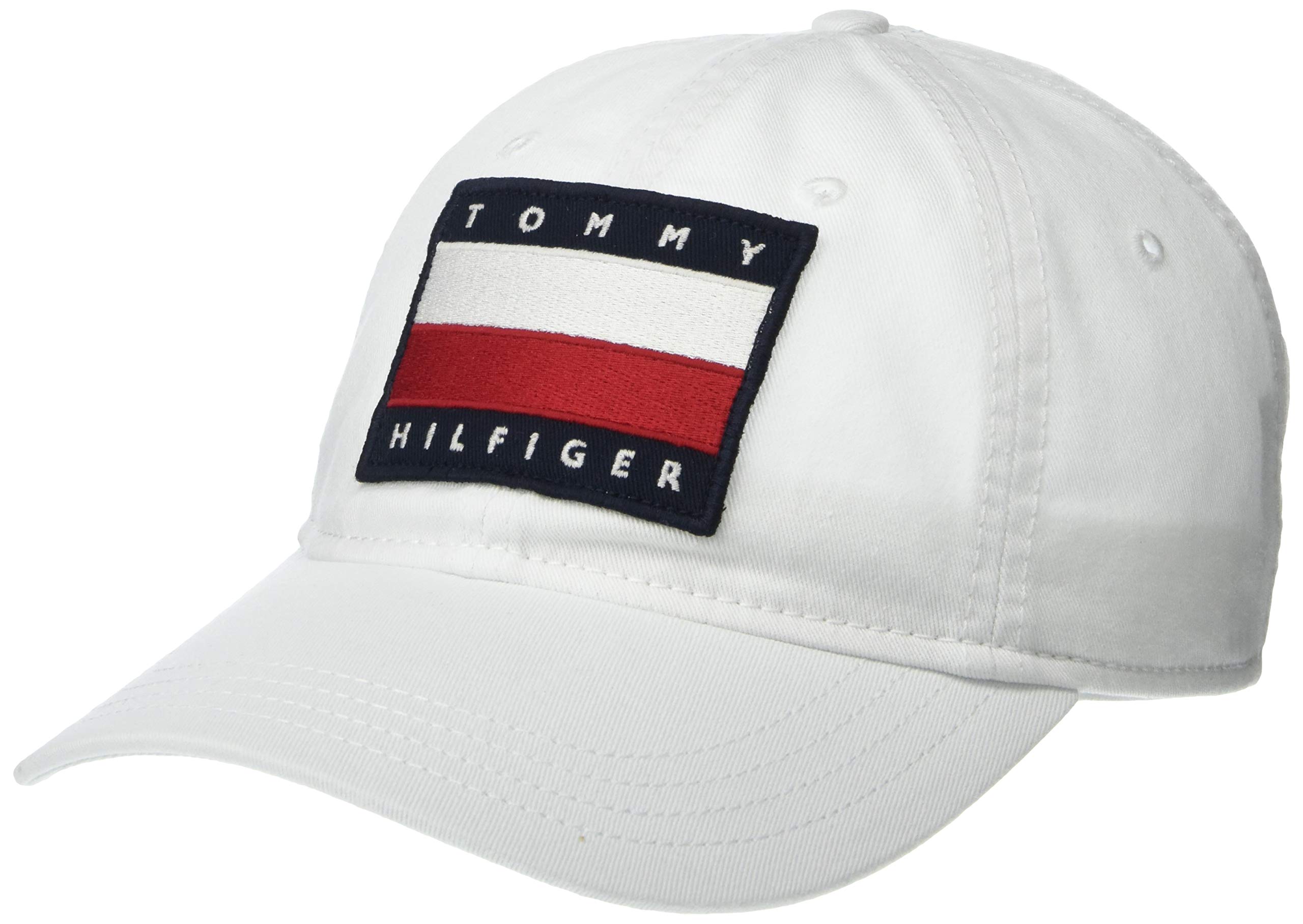 Foto 2 pulgar | Gorra De Béisbol Tommy Hilfiger Cotton Tony Para Hombre, Color Blanco - Venta Internacional.