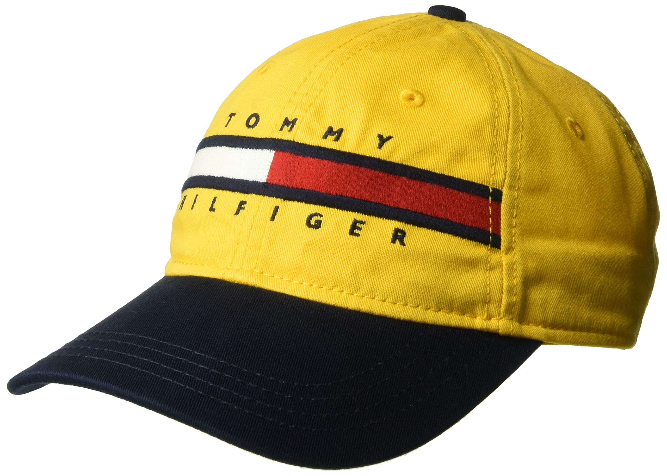 Foto 2 pulgar | Gorra De Béisbol Tommy Hilfiger Avery Para Hombre Golden Glow/navy - Venta Internacional.