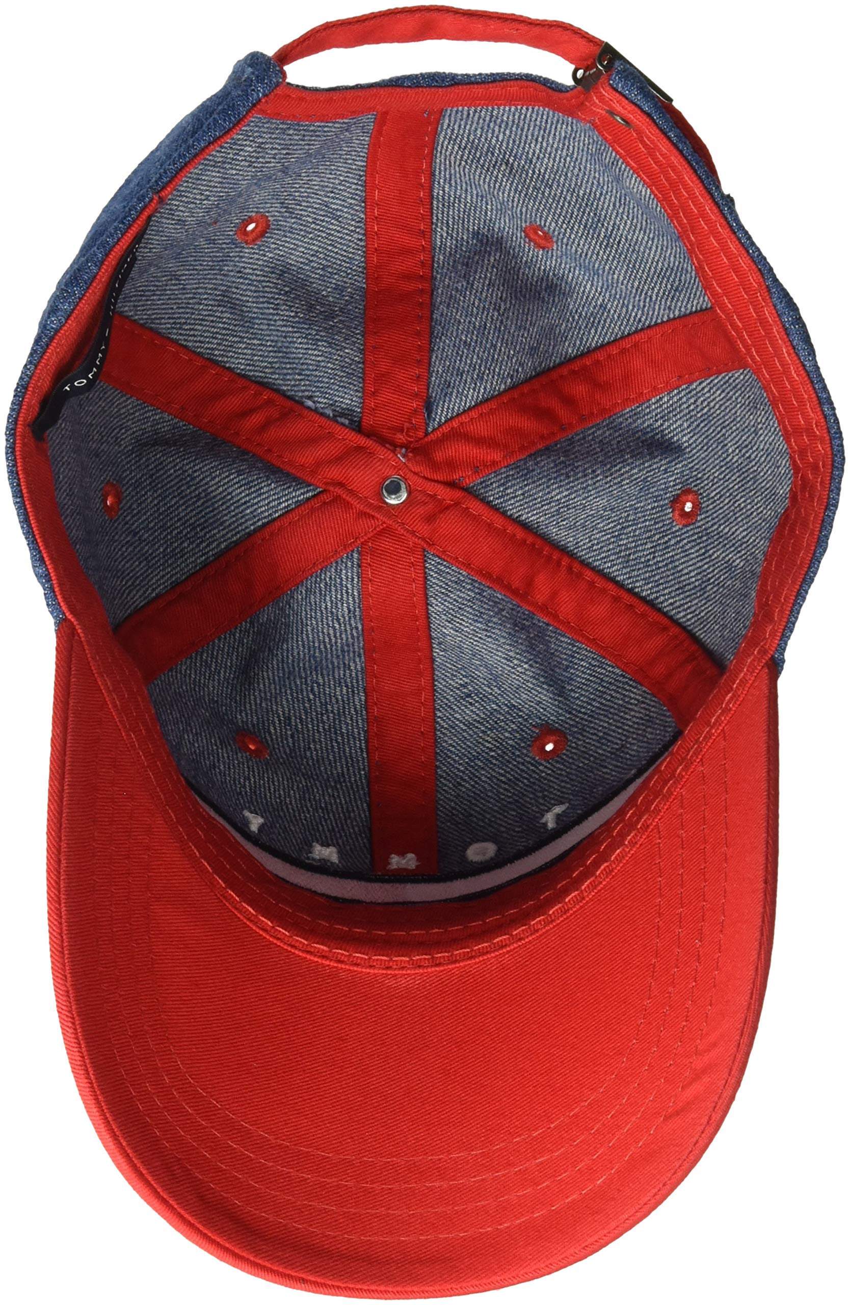 Foto 3 pulgar | Gorra Tommy Hilfiger Avery Para Hombre, Vaquera/racing, Color Rojo - Venta Internacional.