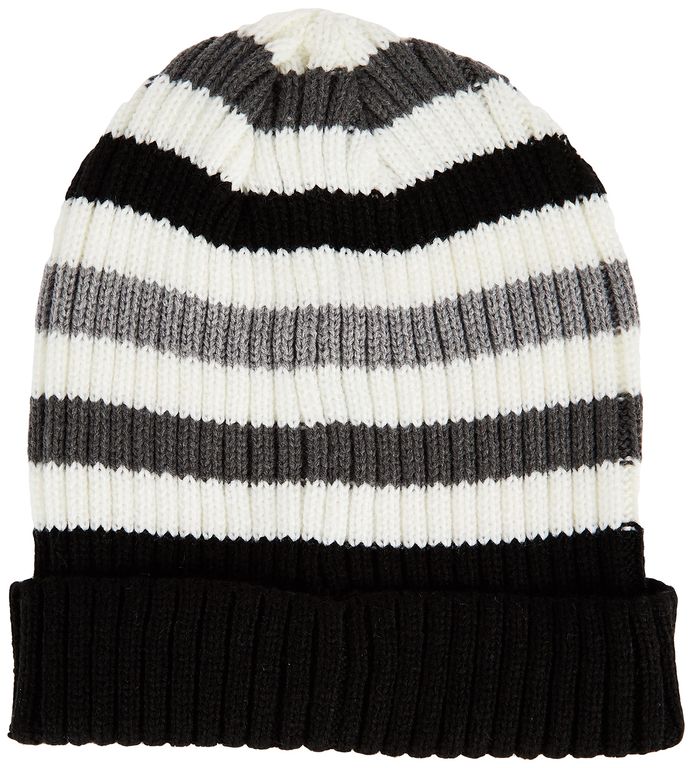 Foto 3 pulgar | Gorro Tommy Hilfiger Con Puño Acanalado Para Hombre, Gris Jaspeado, A Rayas - Venta Internacional.